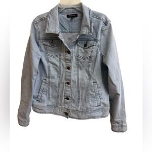 Relativity Light Wash Stretch Denim Jacket – Size Large